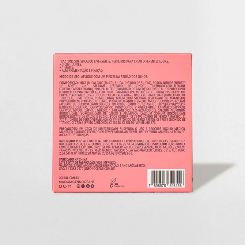 Paleta de Sombras - 4 Eyeshadow Palette Edition 4,5g