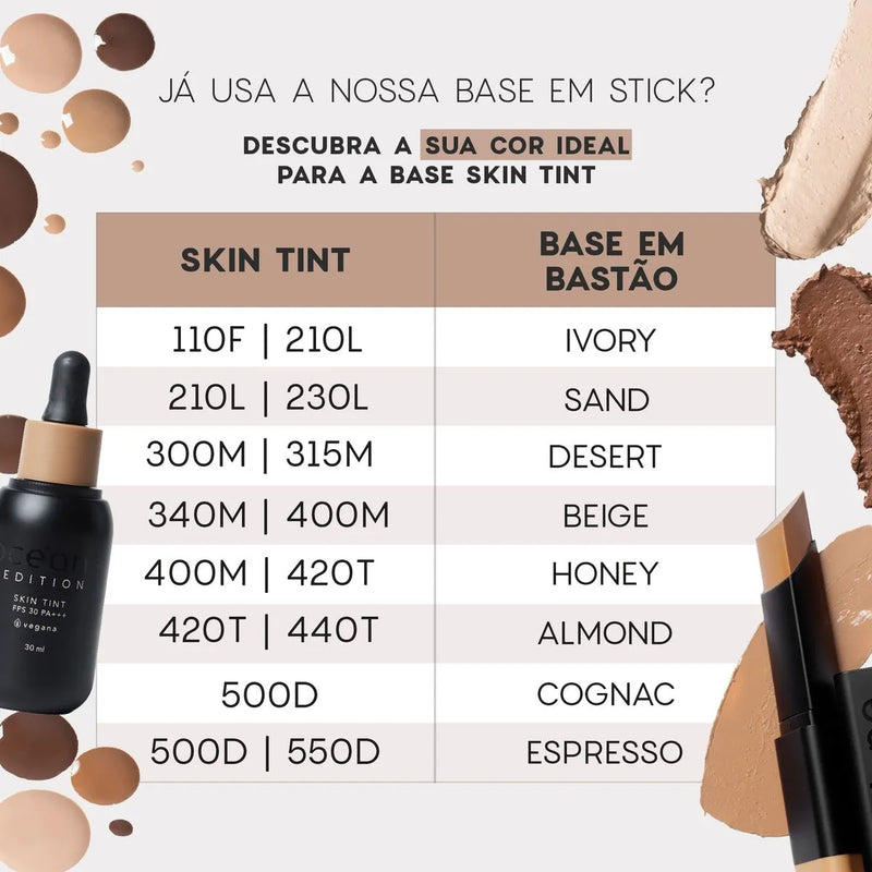 Base Fluida com Proteção Fps 30 - Skin Tint Edition 30ml