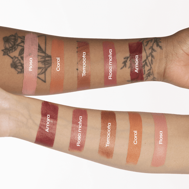 Bastão 3 em 1 - Blush, Batom e Sombra FPS 95