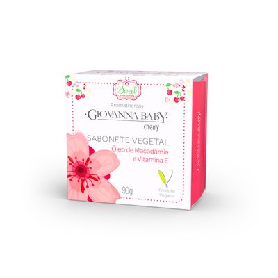 Sabonete Vegetal Quadrado Cherry 90G