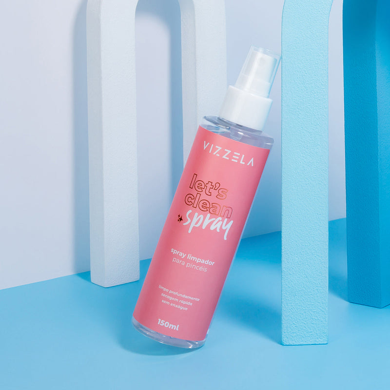 Spray Limpador de Pincéis Let’s Clean Spray 150ml - Vizzela