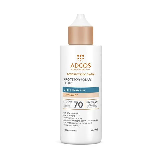 Protetor Solar Fluid FPS 70 - Shield Protection - Tonalizante - 40ml