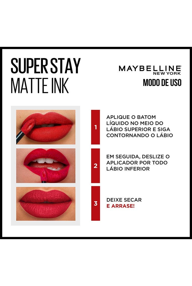 BATOM LÍQUIDO SUPERSTAY MATTE INK