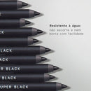Lápis para Olhos Preto - Eyeliner Super Black Purple 1,2g