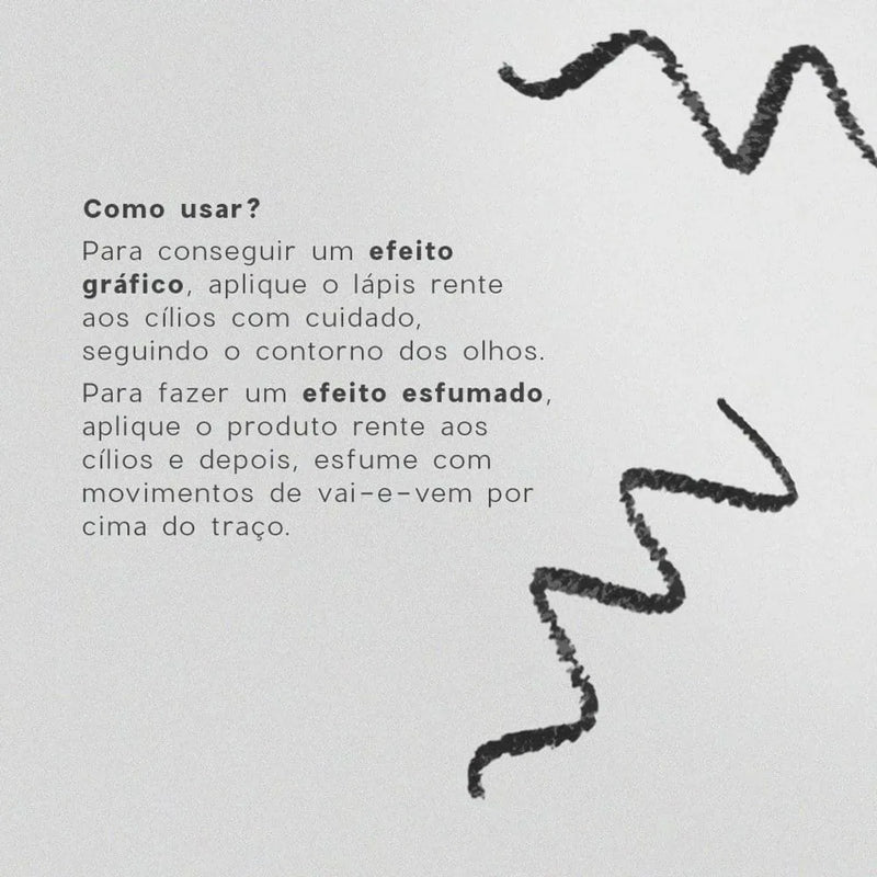 Lápis para Olhos Preto - Eyeliner Super Black Purple 1,2g