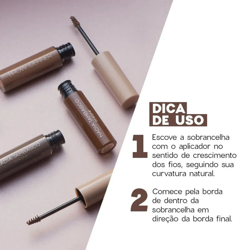 Máscara de Sobrancelha Nádia Tambasco - Brow Definer Natural Brown 5ml