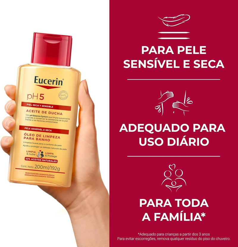 pH5 Óleo de Limpeza para Banho 200 ml