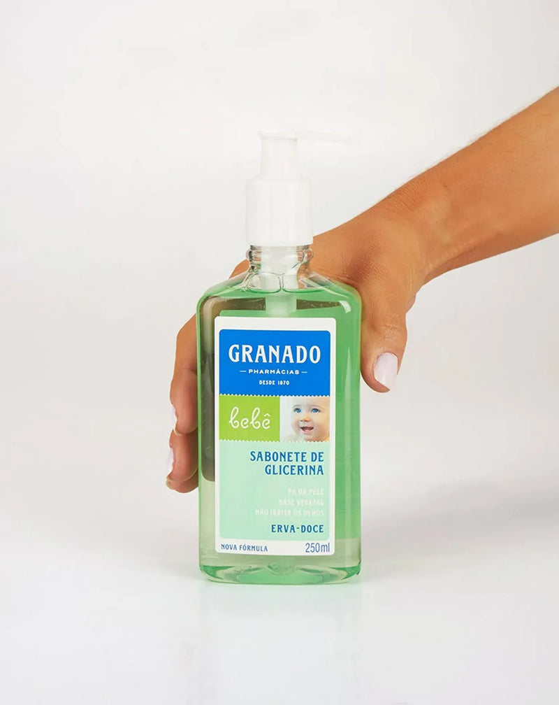 Sabonete Líquido de Glicerina Bebê Erva-doce 250ml
