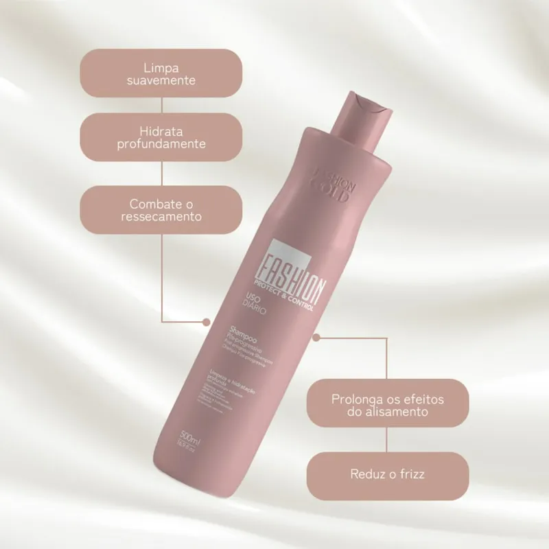 Shampoo Protect Control 500ml - Fashion Gold