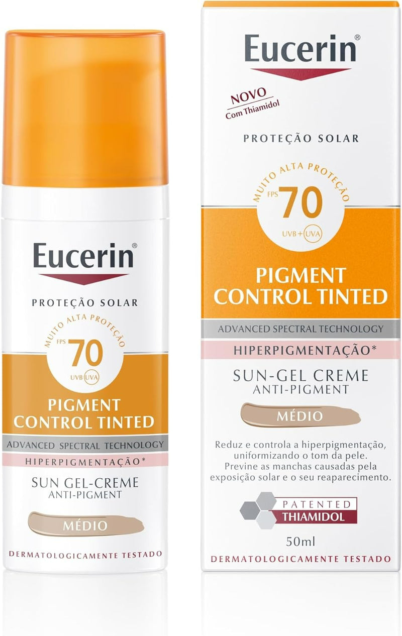 Sun Oil Control Gel Creme Tinted Claro FPS 70 50 ml