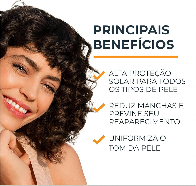 Sun Oil Control Gel Creme Tinted Claro FPS 70 50 ml