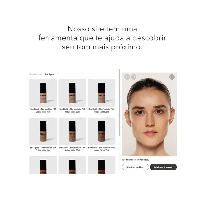 Base Líquida Semi-Matte – Skin Foundation Edition 35ml
