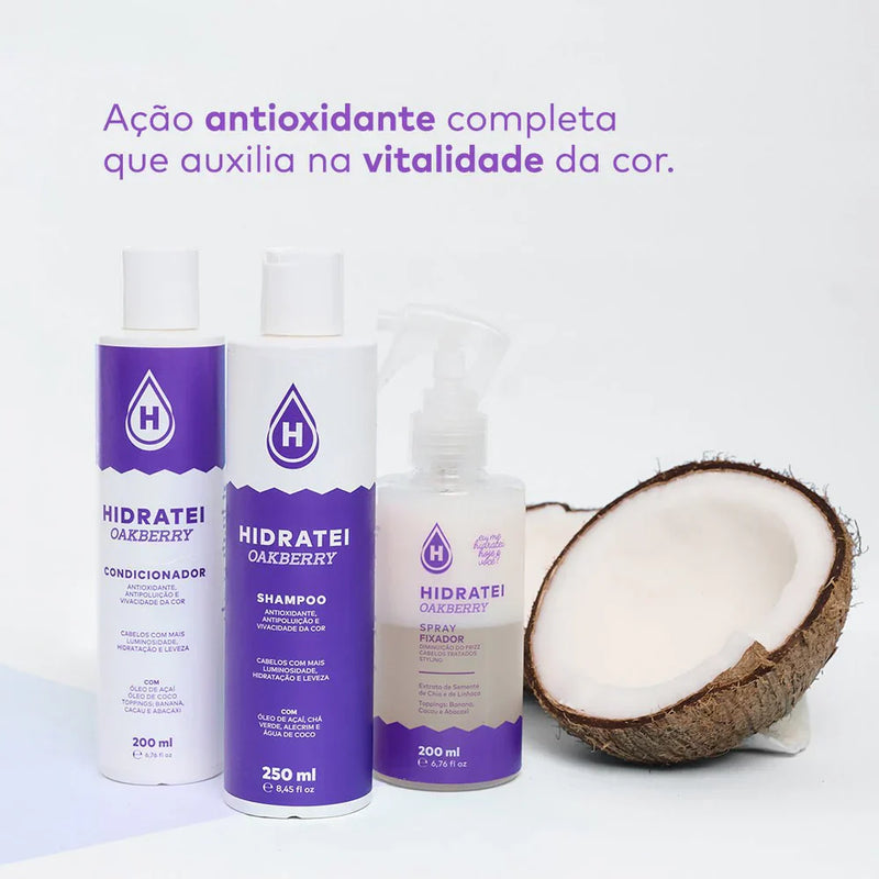 Kit Finalizador + Shampoo + Condicionador OAKBERRY