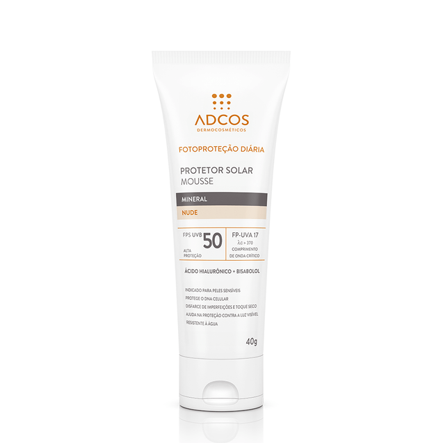 Protetor Solar Mousse Tonalizante FPS 50 - Mineral - Ivory - 40g