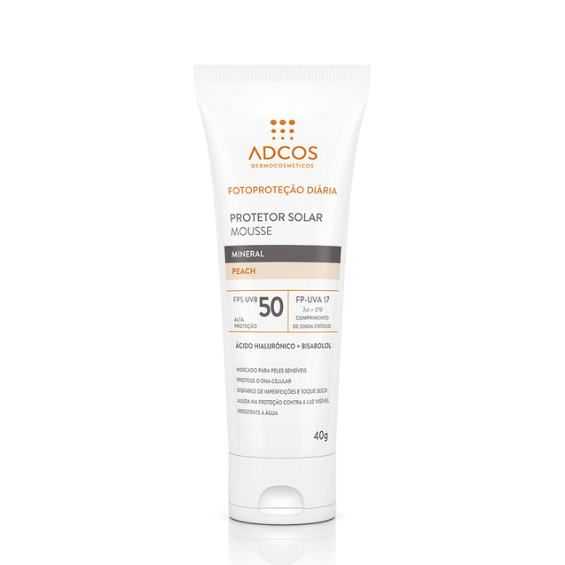 Protetor Solar Mousse Tonalizante FPS 50 - Mineral - Ivory - 40g