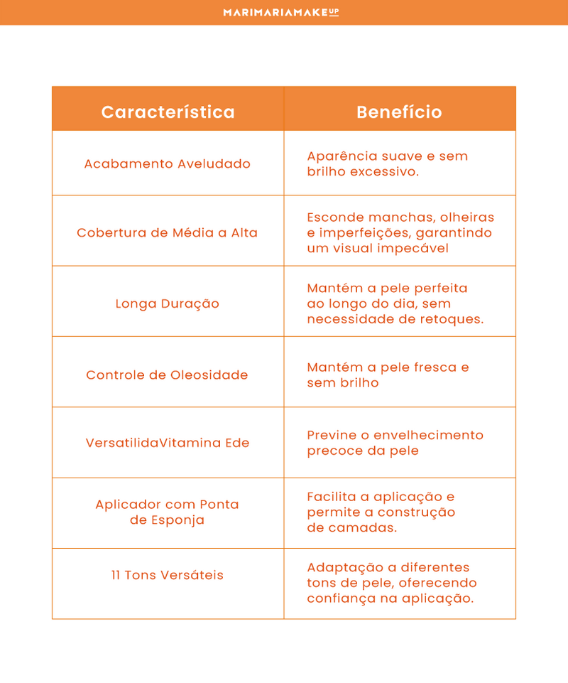 Base e Corretivo Matte Velvet Skin - Baunilha